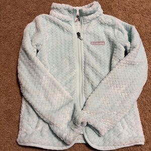 Columbia Soft Sky Blue Fleece Jacket